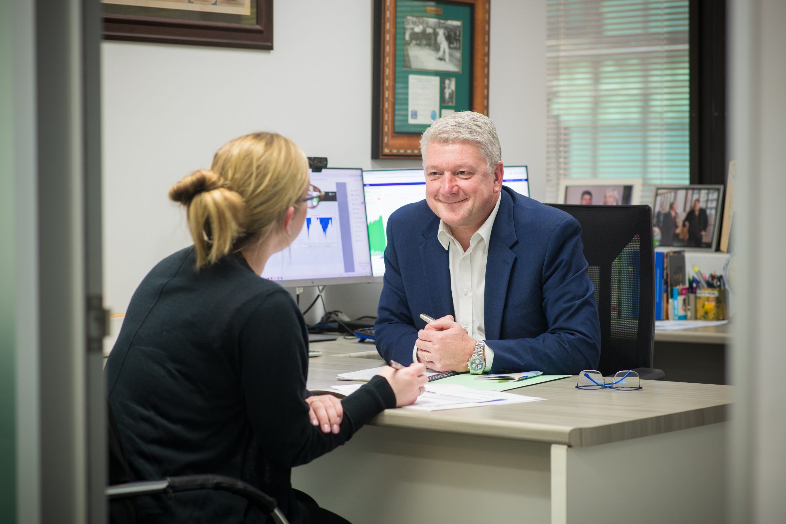 Stephen Horton Financial Planner in Office 2 scaled